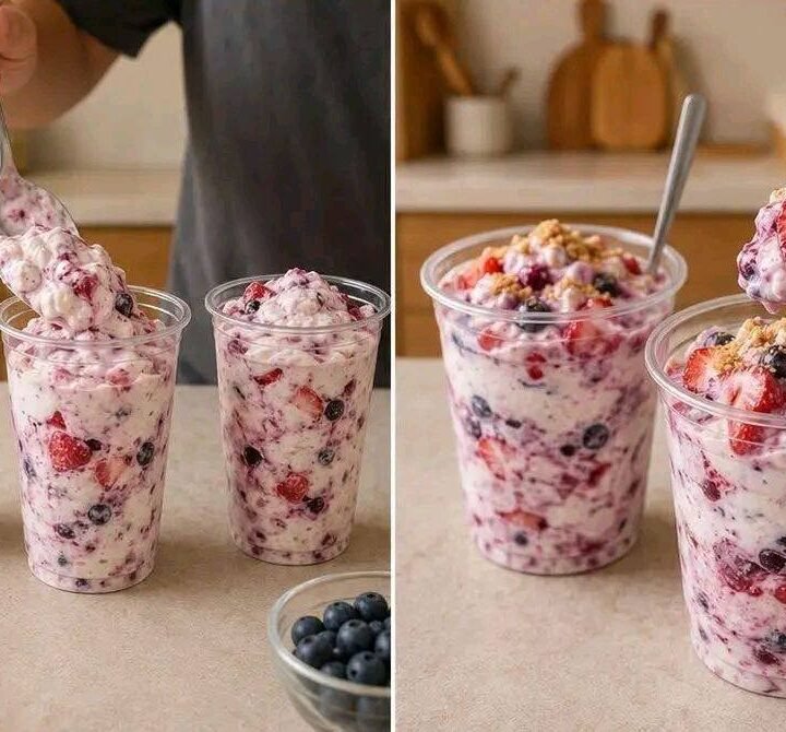 No-Bake Mixed Berry Cheesecake Fluff