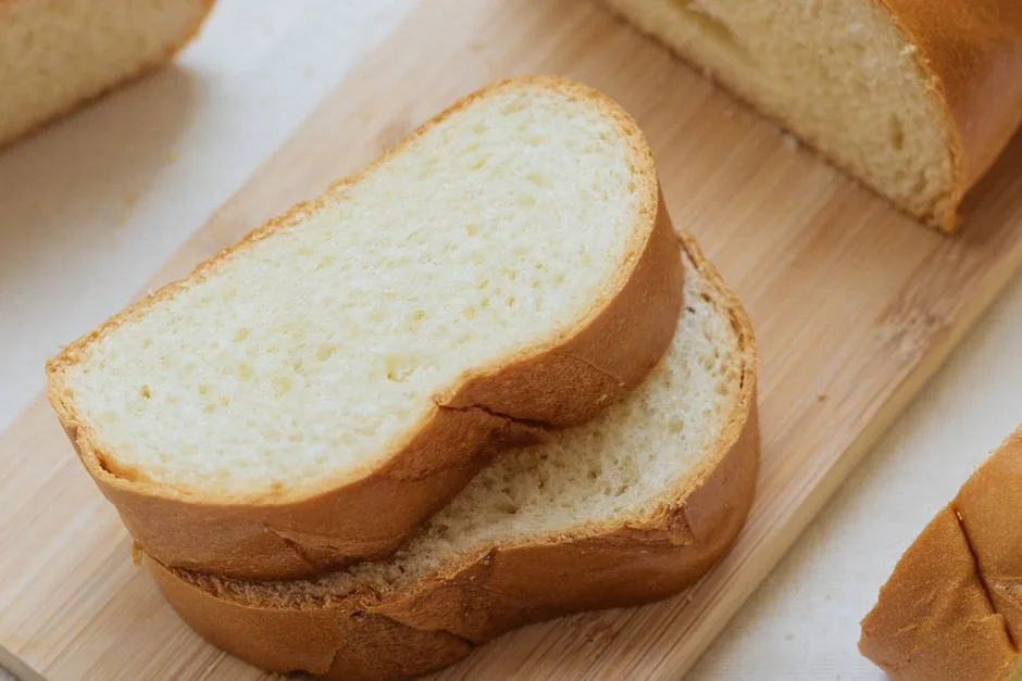 Sliced gluten-free bread loaf